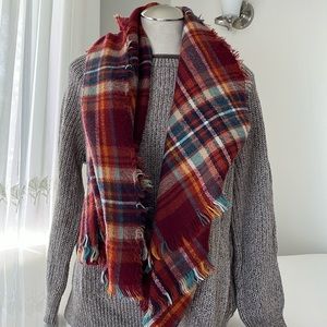 Unbranded plaid scarf